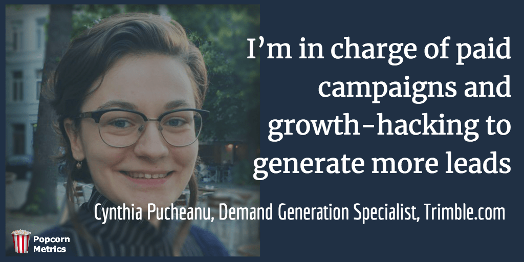 Cynthia Pucheanu (Demand Generation Specialist) at Trimble.com